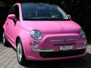 Fiat 500 So Pink.... Je la veux ! Je la veux !
