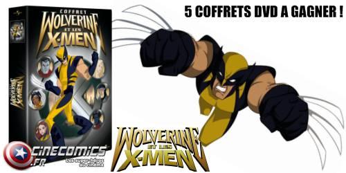 wolverine et les x-men, 5 dvd à gagner !