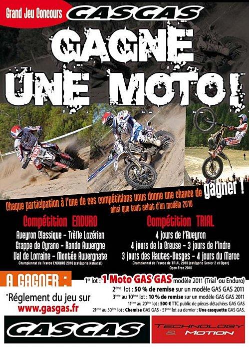 Tombola Gas Gas - Gagner une Moto Gas Gas