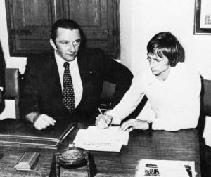 Signature de Joahn Cruyff au FC Barcelone