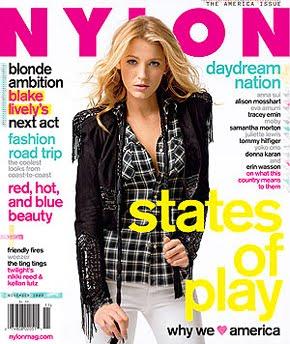 [couv] Blake Lively pour Nylon Magazine