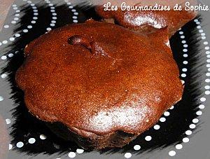 Mini moelleux au chocolat, chantilly au caramel au beurre salé