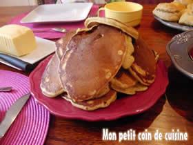 Pancakes (sans lait de vache)