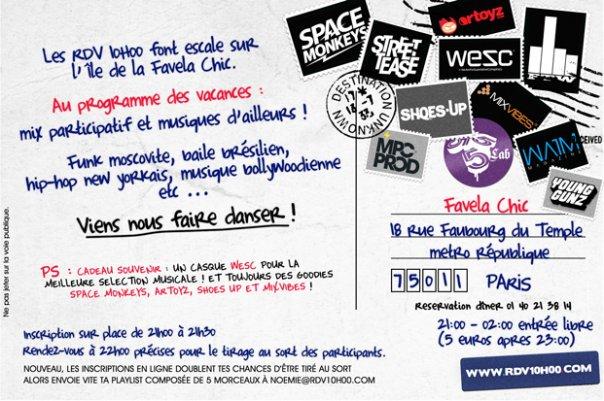 RDV 10H00 Bon baiser de...