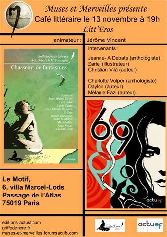 Café littéraire : érotisme et imaginaire