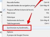 synchronisez favoris avec Google Documents Chrome