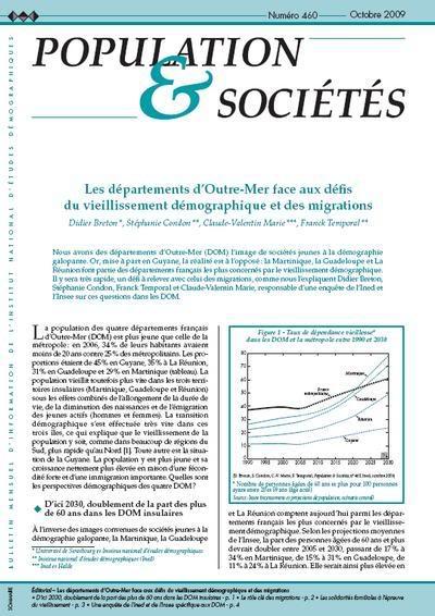 Les DOM face aux défis du vieillissement démographique et des migrations