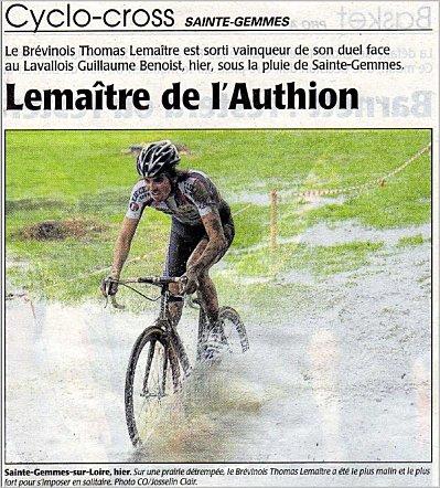 Cyclo cross de Sainte-Gemmes-sur-Loire=T. Lemaitre (AC Brévinois)