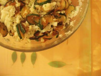 Salade marocaine de chou-fleur aux courgettes
