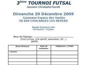 Tournoi Futsal-Souvenir Christophe Favrolt, décembre