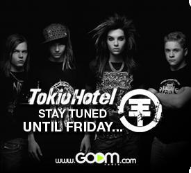 Goom Radio s'associe à Tokio Hotel ... rendez-vous vendredi 6 novembre pour tout savoir !