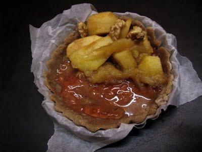 Tartelettes pommes et noix