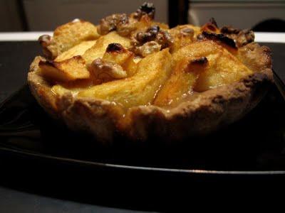 Tartelettes pommes et noix
