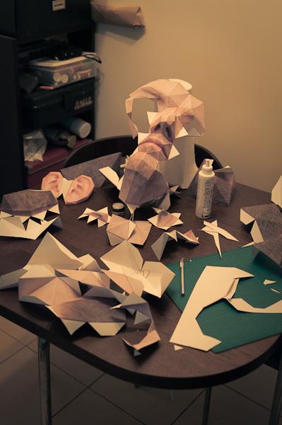 Papercraft Self Portrait