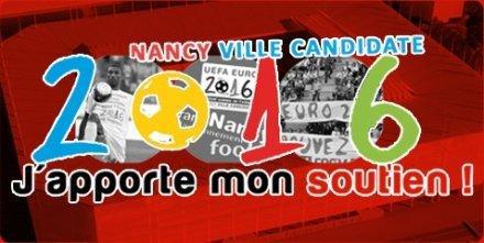 Euro 2016 : Nancy ville candidate