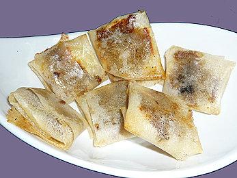 Feuilles de brick au fromage de chevre