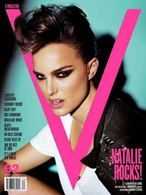 [couv] Natalie Portamn pour V Magazine
