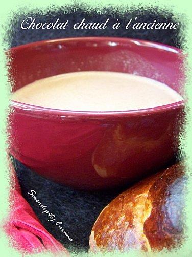 Chocolat chaud à l'ancienne