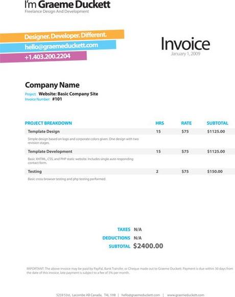 Duckett in Invoice Like A Pro: Examples and Best Practices