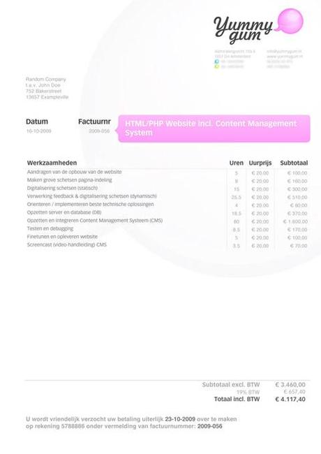 Yummygum Thumb in Invoice Like A Pro: Examples and Best Practices