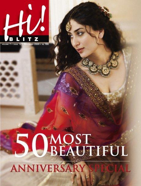 Kareena Kapoor fait la couverture Hi!Blitz (édition Nov.2009)
