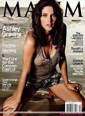 Ashley Greene en couverture pour Maxim