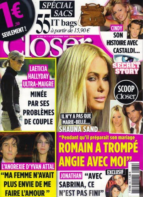 La presse people de ce week end