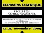 Festival Ecrivains d’Afrique escales Champagne-Ardenne