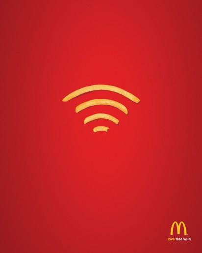 McDonald's nous offre le wi-frites