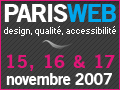 Concours Paris Web 2007 via le Standblog