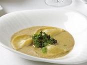 Velouté potiron ravioles foie gras