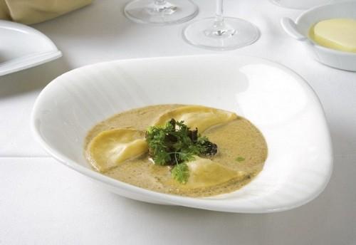 Velouté et ravioles de foie gras - Le Vivier