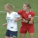 footballeuse violente