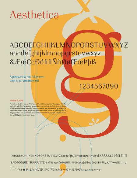 Aesthetica font