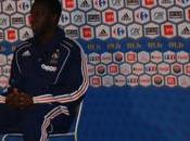 Equipe France football Cissokho, Diarra Escudé devant presse Adobuzz