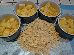 Crumble aux pommes Crumble aux pommes