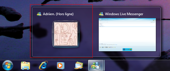 [Astuces Windows 7] Affiche Windows Live Messenger dans la zone de notification