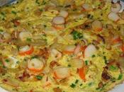 Omelette surimi