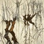 les arbres dans l'eau