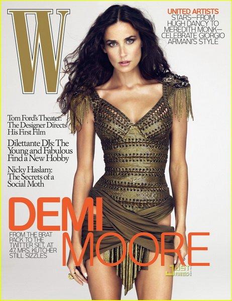 Demi Moore pour W Magazine