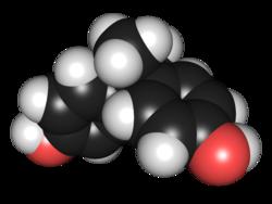 la molécule de BPA bisphénol A