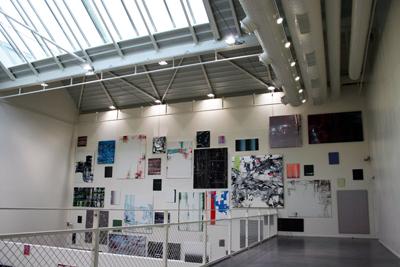 vue de la salle d'exposition du FRAC d'Angoulême