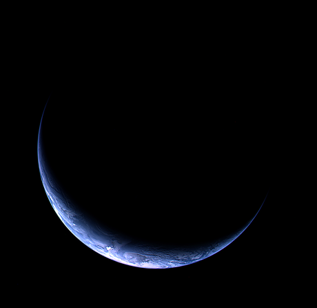 La Terre photographiée par la sonde spatiale Rosetta