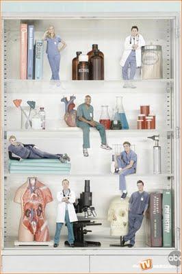 Une affiche pour la saison 9 de Scrubs.