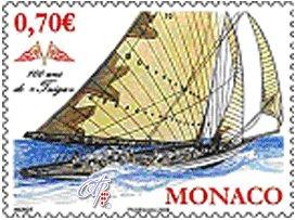 Les 100 ans de Tuiga à Monaco - Dédicaces des timbres-Poste et exposition de peintures récentes sur la voile