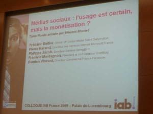 Medias sociaux : l'usage est certain mais la monétisation ?