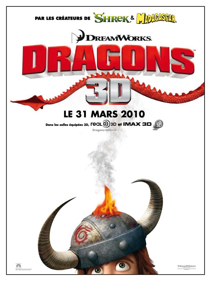 Dragons, le nouveau Dreamworks ... premier trailer vostfr