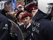 Belgique syndicats militaires manifestent contre restructuration l'armée