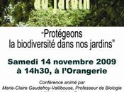 Protégeons biodiversité dans jardins