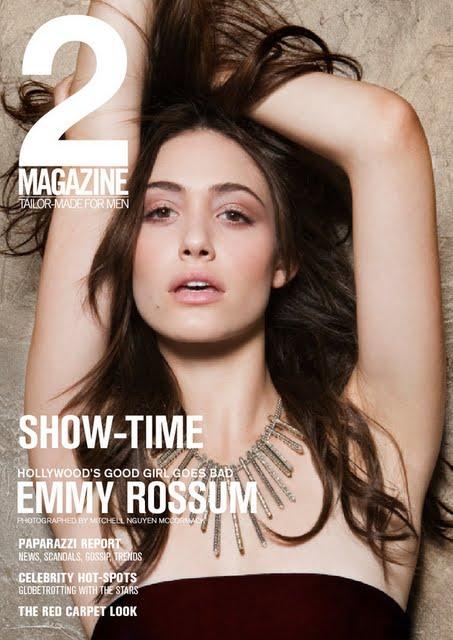 [couv] Emmy Rossum pour 2 Magazine